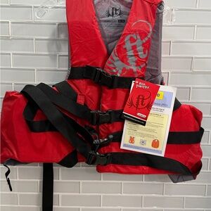 Men's Red Life Vest